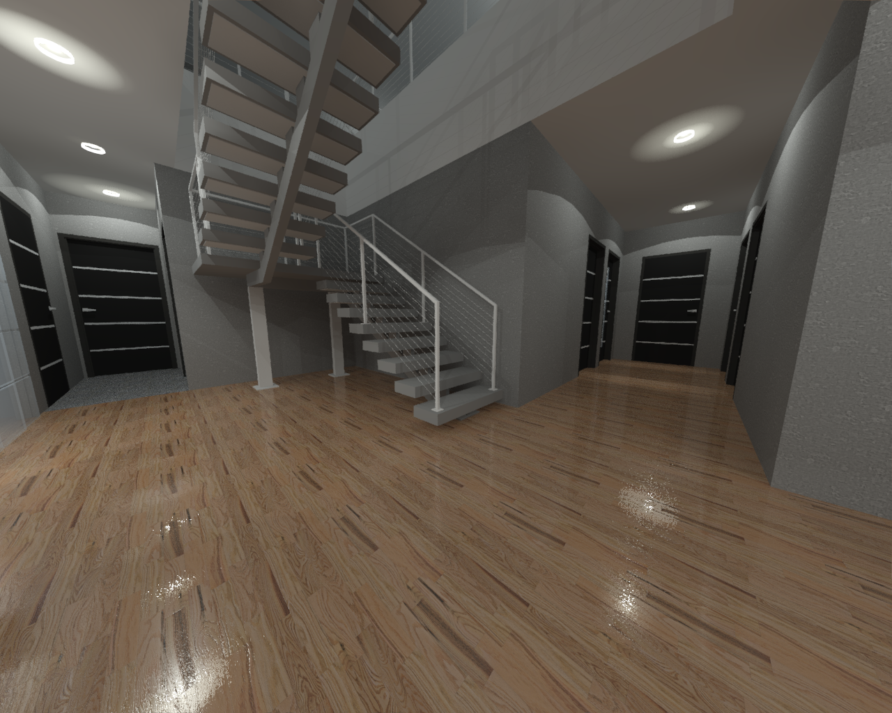 3D Hallway Rendring